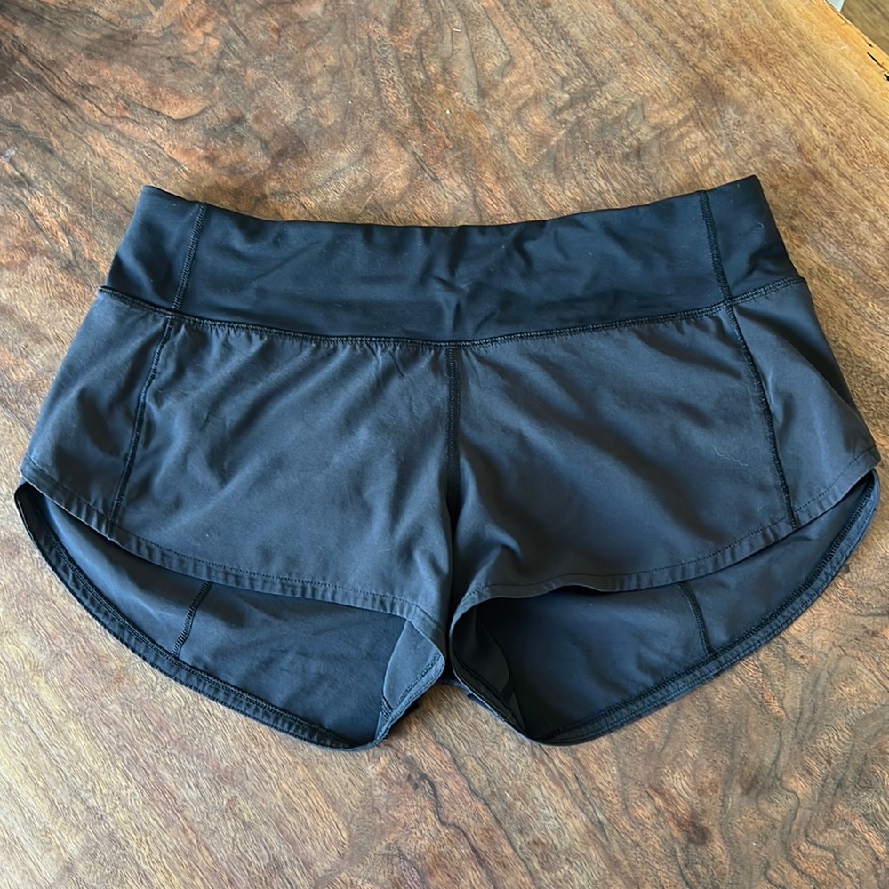Lululemon Speed Up Low-Rise Lined Shorts 2.5” - Black